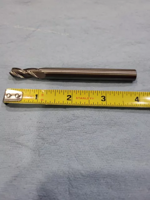STS Solid Carbide Drill bit .3281" (21/64") Diameter, 3FL, 1" LOC, 4" OAL