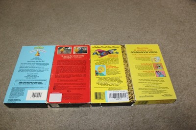 SESAME STREET VHS Golden Book Follow that Bird Ernie's Big