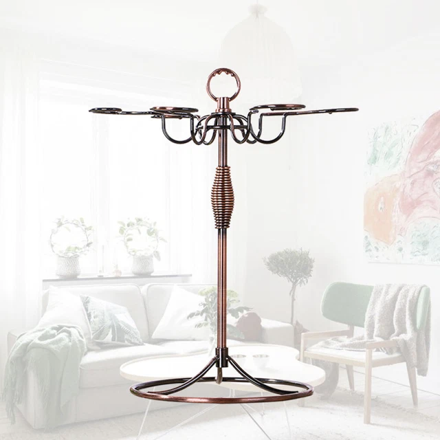 1pc Glass Cup Holder Stemware Upside Down Hanging Rack Iron