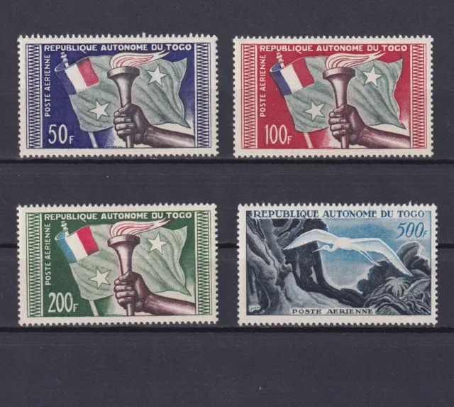 TOGO 1951, Sc #C22-C25, CV $22, Air mail, MH