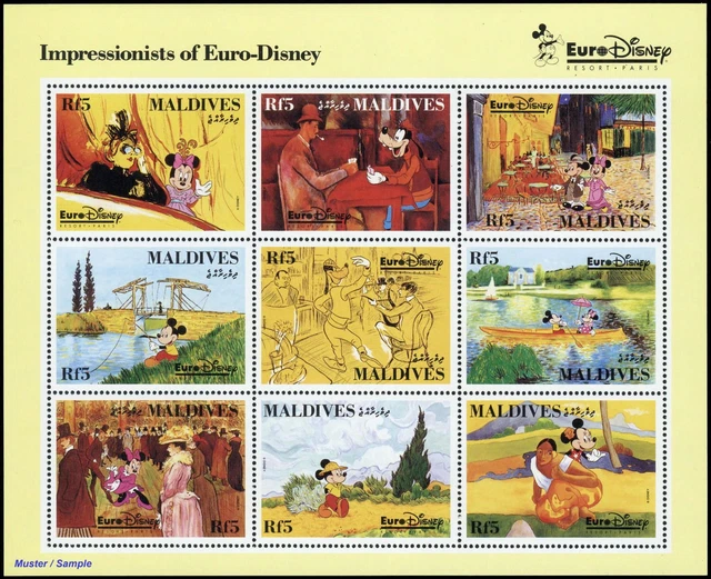 1992, Malediven, 1831-39 KB, ** - 2729761