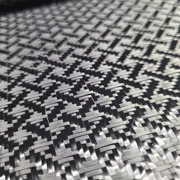 Carbon Fiber X shape Jacquard Fabric Cloth 240gsm Carbon cloth 50*100cm