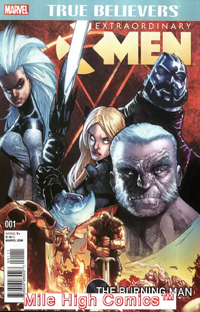 TRUE BELIEVERS: EXTRAORDINARY X-MEN - BURNING MAN (2016 Series) #1 Near Mint