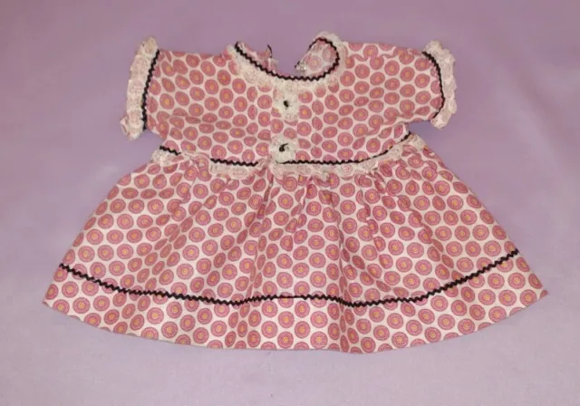 ANTIQUE / VINTAGE BABY DOLL DRESS    c1940