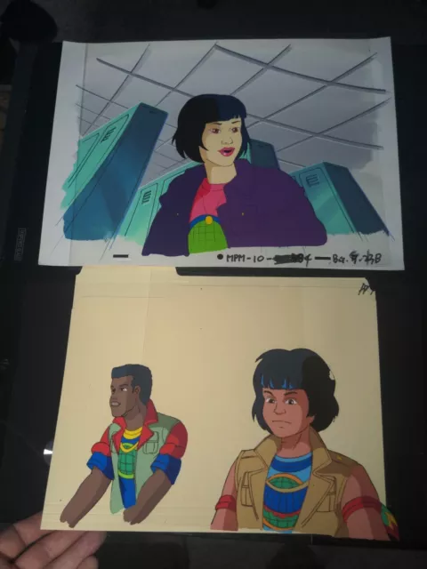 CAPTAIN PLANET Animation Cel  Production Art vintage cartoon Network 90's  I8