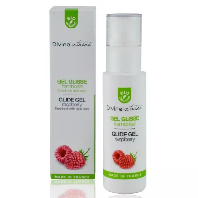 Lubrifiant Intime - Gel Lubrifiant GLISSE ANAL Divinextases Framboise 100 ml