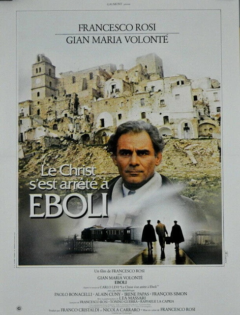 Gian Maria Volonte LE CHRIST S'EST ARRETE A EBOLI Francesco Rosi 1979 40x60