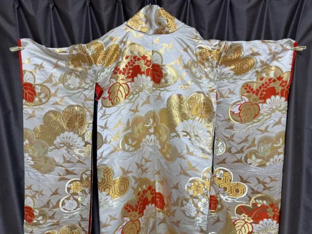 Uchikake Japanese style Colored KIMONO bridal costume