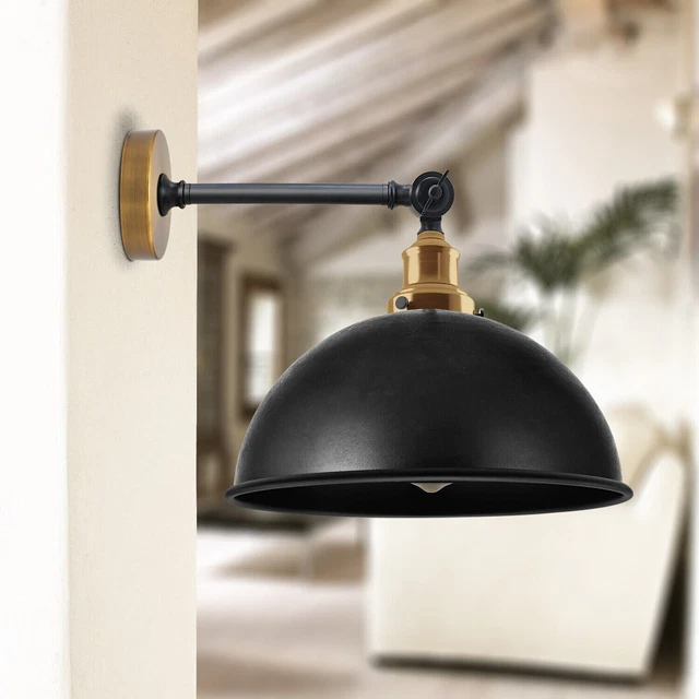 Lámpara de pared LED retro punto de pared vintage lámpara de pared industria salón pasillo 240V