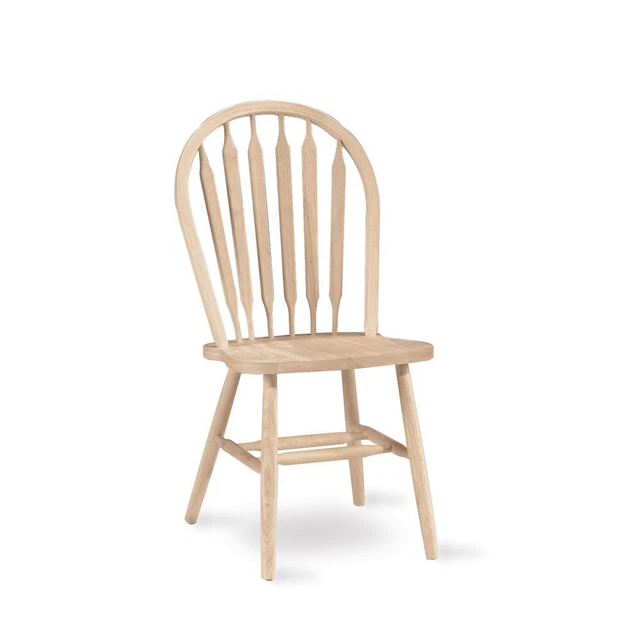 Windsor Arrowback Chair - Plain Legs, Unfinished