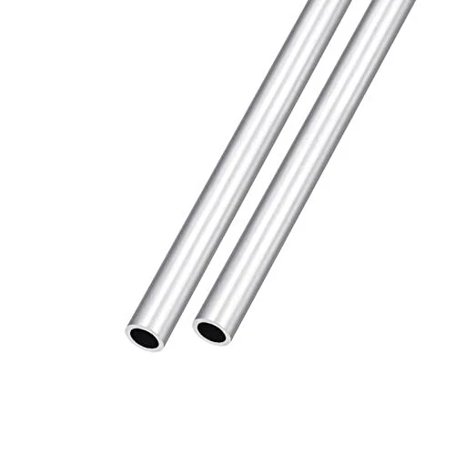 6063 Aluminum Tube 9mm Od X 7mm Id X 300mm L 2pcs Aluminum Round Tubing For Ho