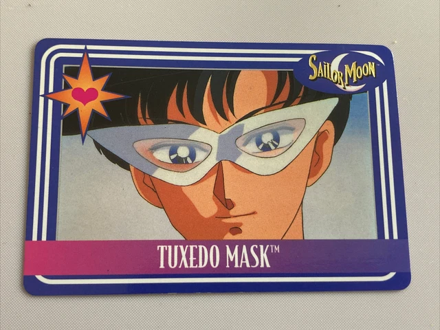 Sailor Moon Tuxedo Mask Trading Card 18 1995 Bandai Vintage English Anime