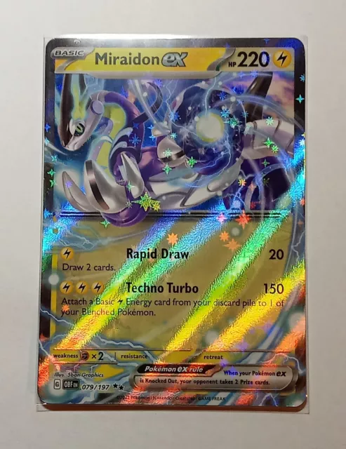 Miraidon Pokemon Card Gold FOR SALE! - PicClick