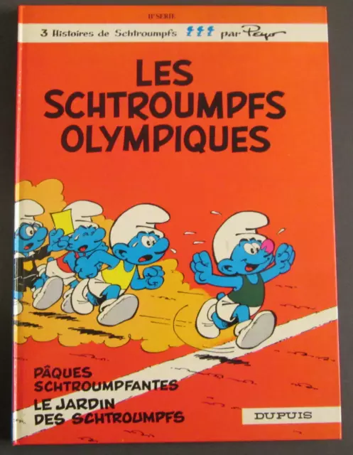 LES SCHTROUMFS N° 11 - TBE - Les Schtroumpfs Olympiques - Dupuis EO 1983