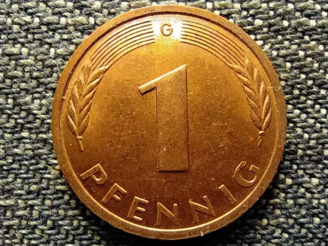 Germany Federal Republic (1949-1990) 1 Pfennig Coin 1987 G