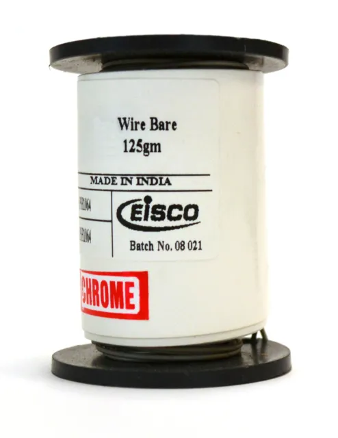 Nichrome Resistance Wire, 250ft Reel, 24 Gauge SWG - 23/24 AWG - 0.022" Dia.