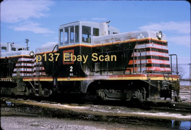 CB&Q BN Burlington Northern 44 Tonner #2 ORIGINAL 1970 Kodachrome Slide