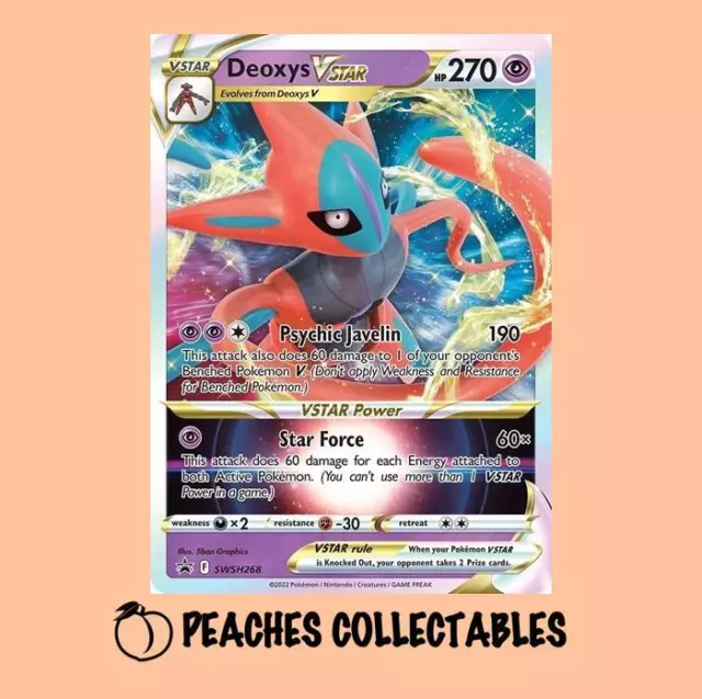 Deoxys VSTAR #SWSH268 Prices, Pokemon Promo