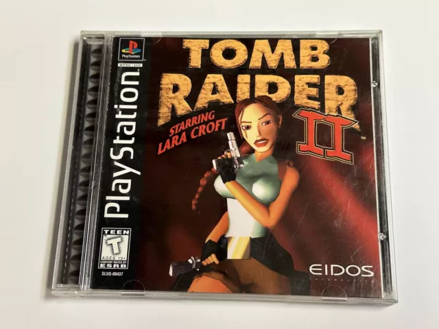 TOMB RAIDER 2 II Starring Lara Croft PS1 Sony PlayStation 1 1997 Mint ...