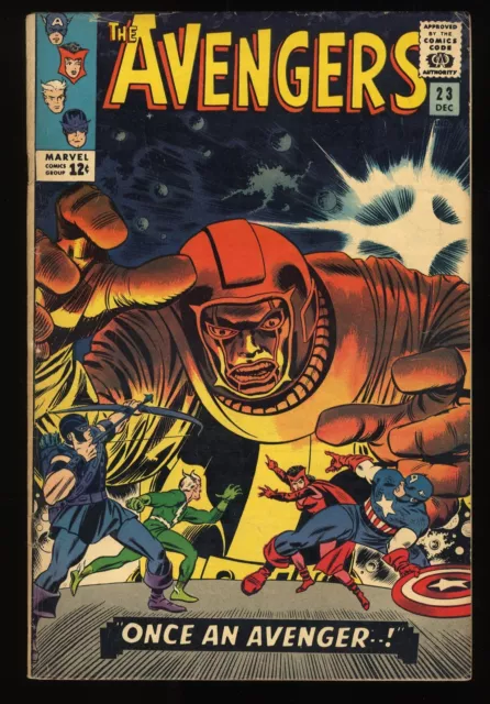 Avengers #23 VG/FN 5.0 Kang 1st Appearance Ravonna Renslayer! John Romita!