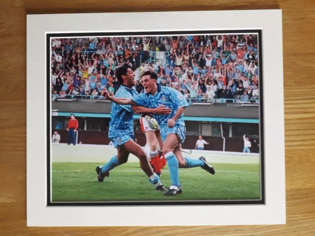 David Smith, Coventry City. 12x10 Personally Signed Mounted Photo