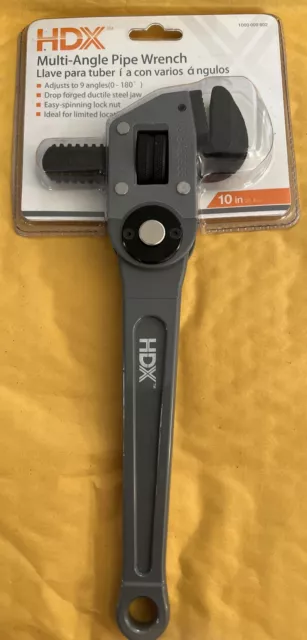 HDX Multi-Angle Pipe Wrench- New