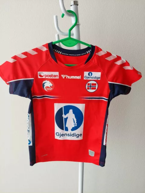Norway handball jersey, bumblebee, 2020, size 128 cm, used, occasion!!!