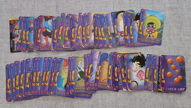 LOT DE 76 Cartes Rares Dragon Ball Z Collection Fighting Cards Panini ...
