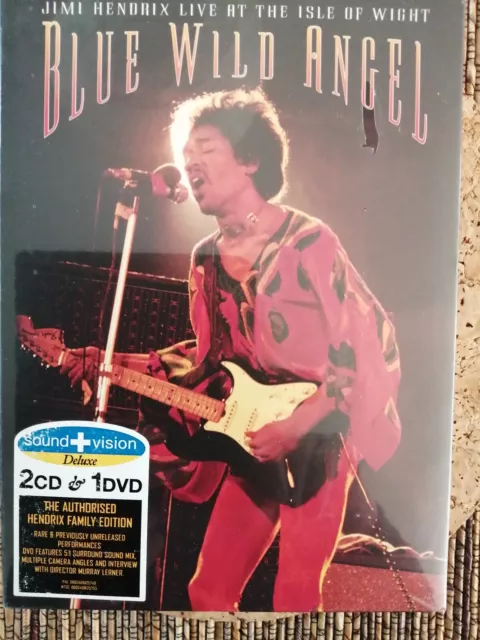 JIMI HENDRIX Blue Wild Angel: Live Isle of Wight(2cd+dvd) RARE Special Edition