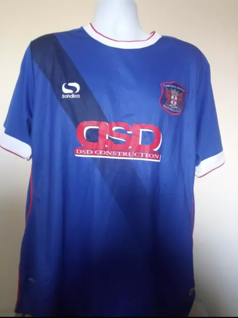 Carlise United Football Shirt 2016/17 Home Mens Size L *BNWT*