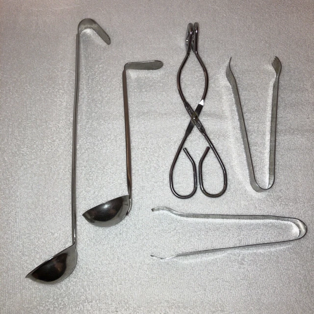 Cargadores y pinzas de metal de acero inoxidable