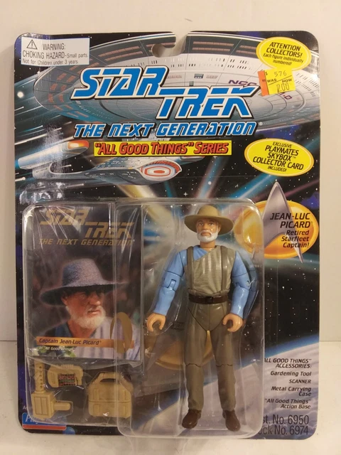 STAR TREK THE Next Generation Retired Captain Jean-Luc Picard Action ...