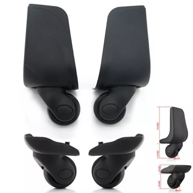 360 Spinner Luggage Replacement Repairment Mute Wheels Swivel Caster Universal
