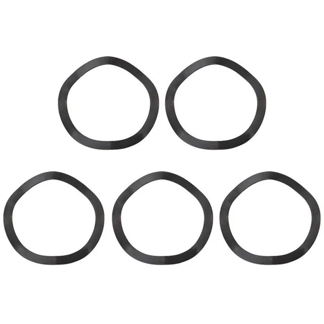 Lot De 5 Rondelles D'Arbre De Pédalier VTT - Rondelles De Réglage Ondulées 24mm 30mm