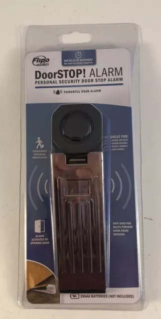 DoorSTOP! Alarm - Personal Security Door Stop Alarm for Hotel Rooms + More