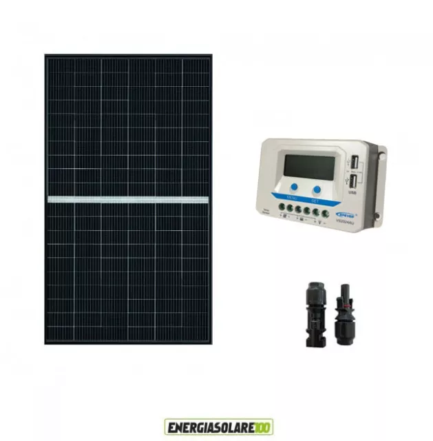 Kit placa panel solar 430W 24V Regulador de carga 20A EP aislado caravana