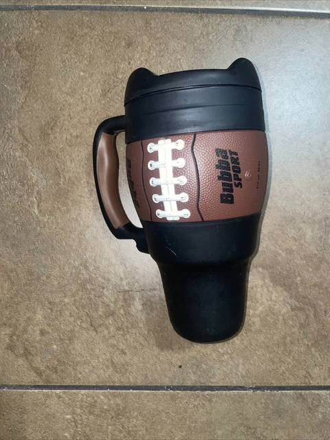Bubba Keg Sport 32oz Mug Cup Football Shape Travel Tailgate Brown