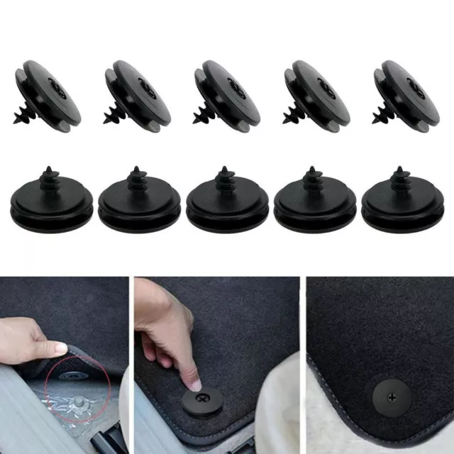 antiscivolo Clip di fissaggio Fibbia per tappetino auto Clip per tappeti