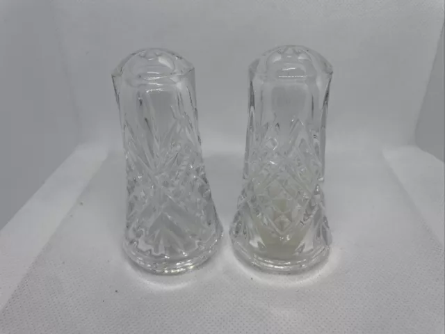 Vintage Cristal d’Arques-Durand Masquerade Salt & Peppers Shakers