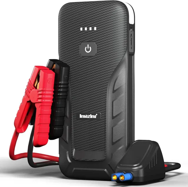 Imazing Portable Car Jump Starter - 4000A Peak 26800mAH 12V Auto Battery Booster