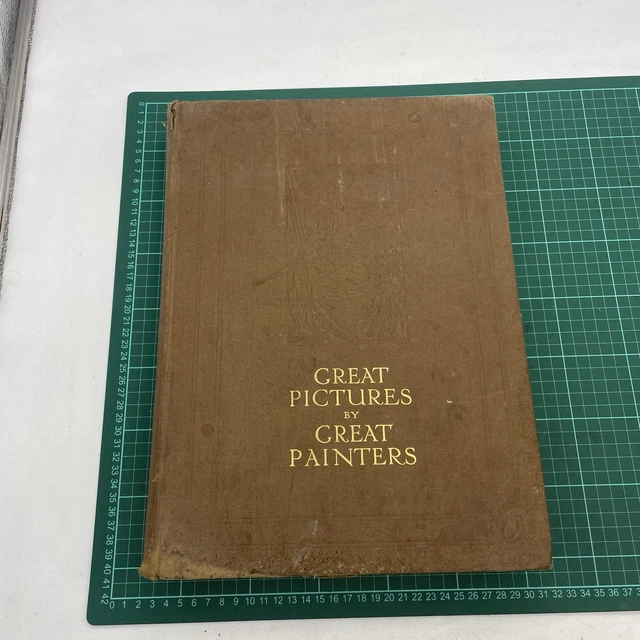 BOOK GREAT PICTURES by Great Painters Arthur Fish Vintage Antique