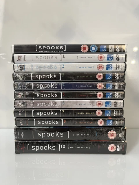 SPOOKS THE COMPLETE Series 1-10 DVD Box Sets + Movie UK Region 2