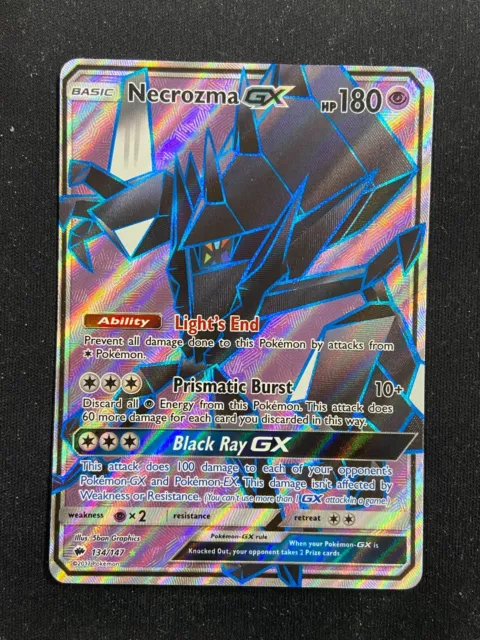 Necrozma GX - 134/147 Burning Shadows (Pokemon) Full Art Ultra Rare - LP