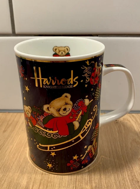 Tazza Natale Cina Harrods Knightsbridge orsacchiotto - Inutilizzata