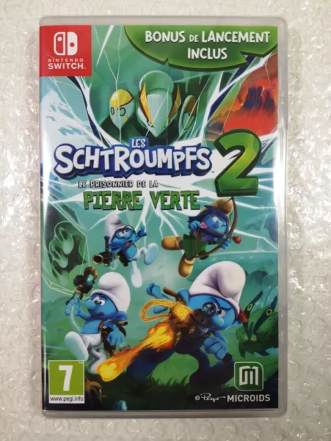 Les Schtroumpfs 2 Le Prisonnier De La Pierre Verte Switch Fr New (Game In Englis