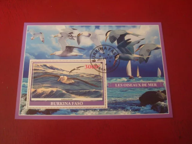 Burkina Faso - 2019 Sea Birds I Minisheet Um Used Miniature Souvenir Sheet