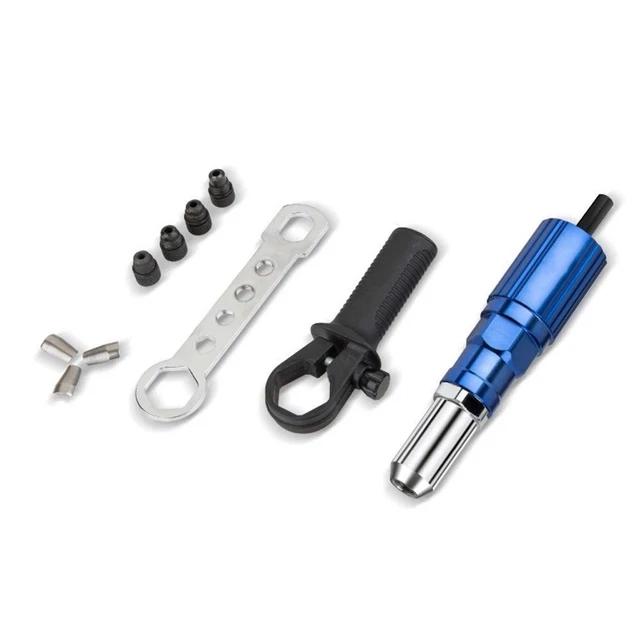 Herramienta de remache de cuerda suelta juego de taladros eléctricos para tirar de remaches herramientas