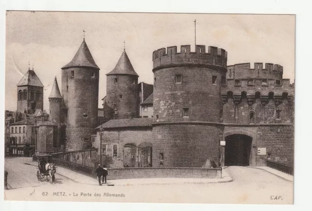 METZ  - Moselle - CPA 57 - Les portes - Porte des Allemands vue N° 14