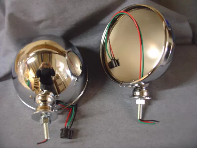 New Pair Of Lotus 7 Kit Car Free Standing 7" Headlamp Shells