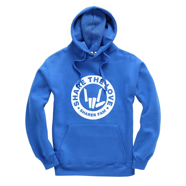 Share The Love Sharer Fam Kids Hoodie Hooded Sweatshirt YouTuber (White Print)